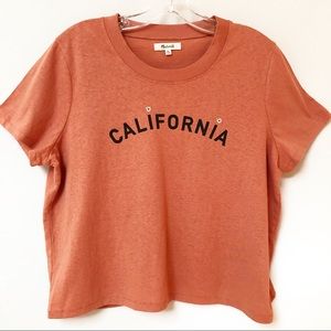 MADEWELL “California” Graphic Front T Shirt SZ XL
